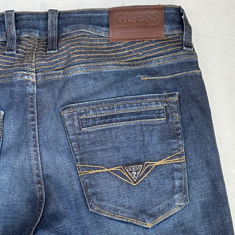 New Guess Slim Tapered Men’s Jeans Sz 32 - Picture 11 of 14